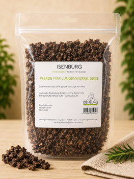Isenburg Pferde Mini Lungenwürfel 500g